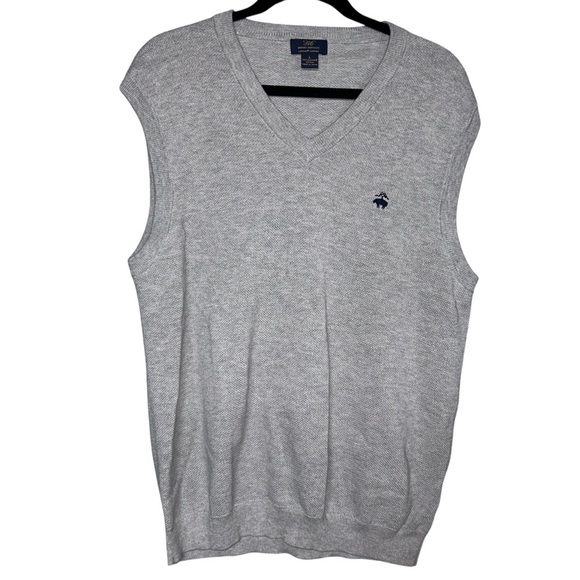 Brooks Brothers Other - Brooks Brothers 346 Gray Supima Cotton Sweater Vest